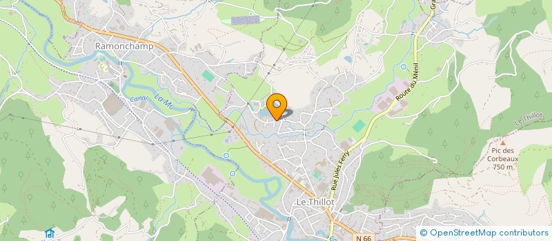 localisation de l'entreprise MADAME CAROLINE HULOT  LE MENIL