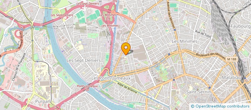 localisation de l'entreprise MADAME CAROLINE HUMBERT à TOULOUSE