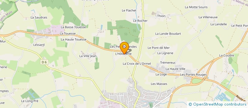 localisation de l'entreprise MADAME CAROLINE HUMBERT  SAINT-MELOIR-DES-ONDES