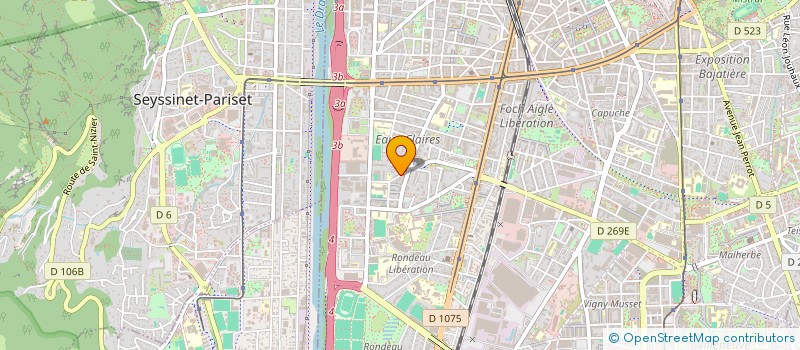 localisation de l'entreprise MADAME CAROLINE HUOT  GRENOBLE