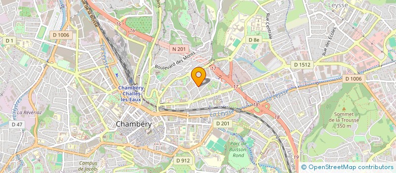 localisation de l'entreprise MADAME CAROLINE IGUAL à CHAMBERY