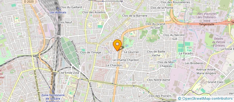 localisation de l'entreprise MADAME CAROLINE IMBAULT à ORLEANS