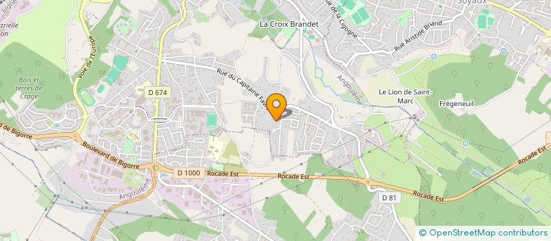 localisation de l'entreprise MADAME CAROLINE IMBERT  ANGOULEME
