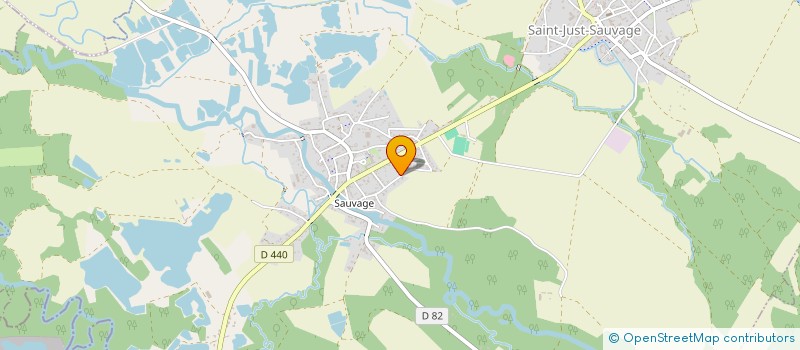 localisation de l'entreprise MADAME CAROLINE JACQUEMARD  SAINT-JUST-SAUVAGE