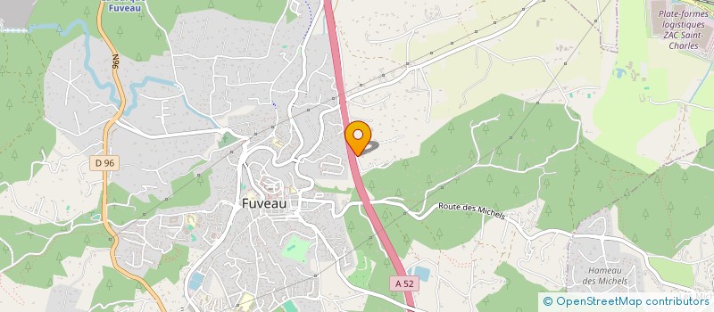 localisation de l'entreprise MADAME CAROLINE JAMET  FUVEAU