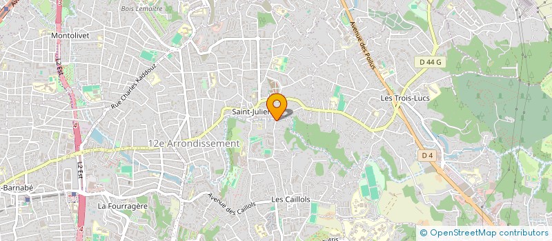 localisation de l'entreprise MADAME CAROLINE JAN  MARSEILLE