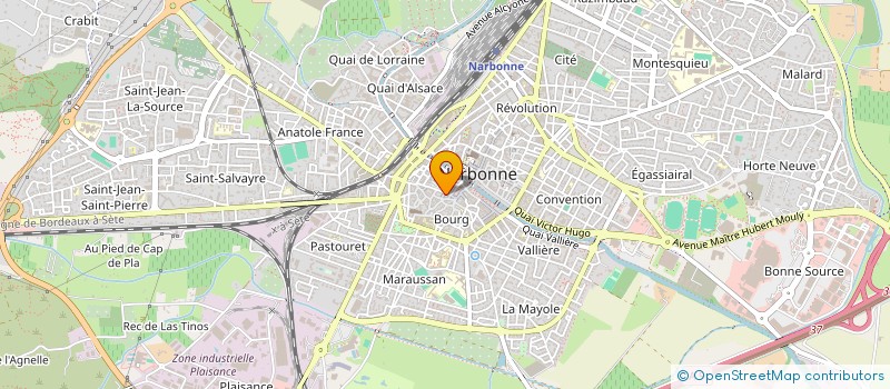 localisation de l'entreprise MADAME CAROLINE JANARD à NARBONNE