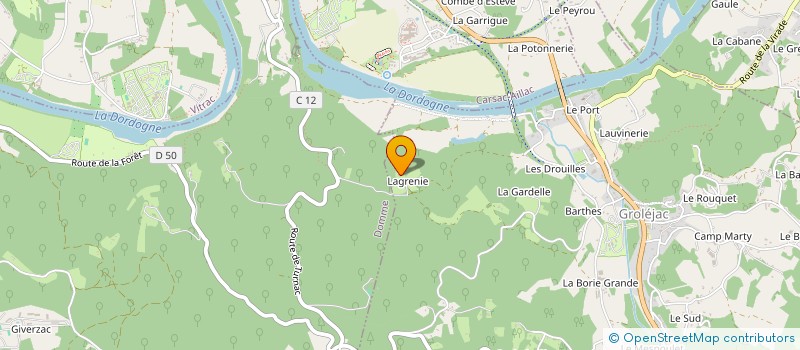 localisation de l'entreprise MADAME CAROLINE JANSEN  GROLEJAC