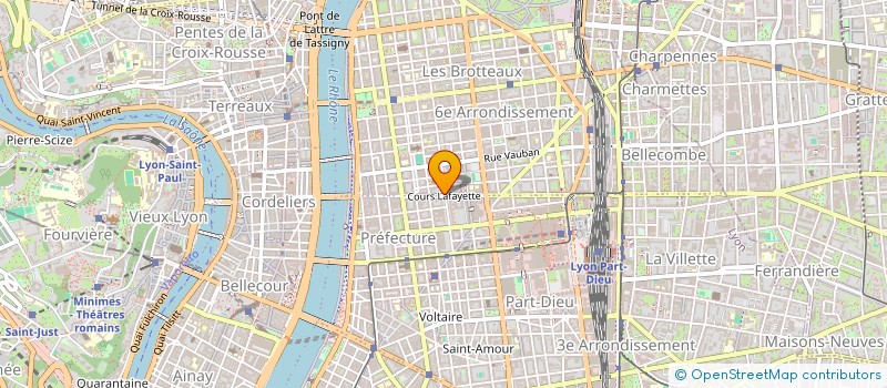 localisation de l'entreprise MADAME CAROLINE JANUEL à LYON