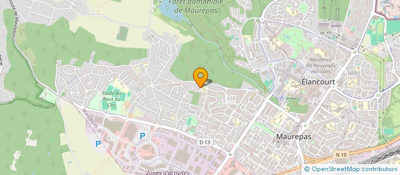 localisation de l'entreprise MADAME CAROLINE JAOUI  MAUREPAS