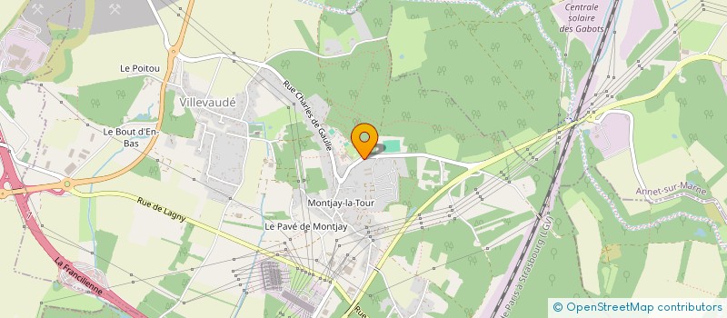 localisation de l'entreprise MADAME CAROLINE JARRY à VILLEVAUDE