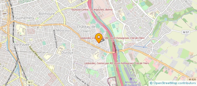localisation de l'entreprise MADAME CAROLINE JAUFFRET à TOULOUSE
