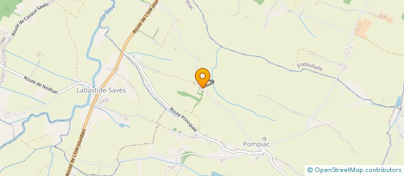 localisation de l'entreprise MADAME CAROLINE JEAMMET  POMPIAC