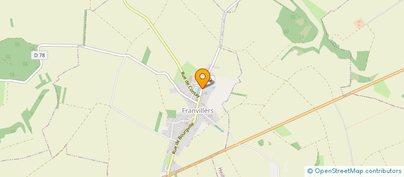 localisation de l'entreprise MADAME CAROLINE JEANDRON  FRANVILLERS