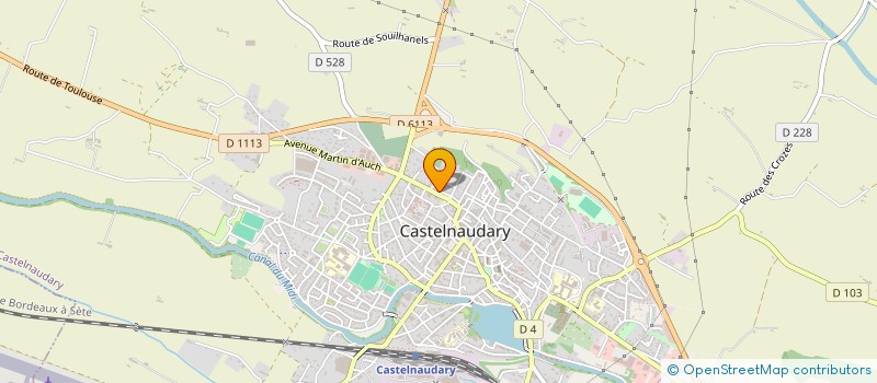 localisation de l'entreprise MADAME CAROLINE JEANNE à CASTELNAUDARY