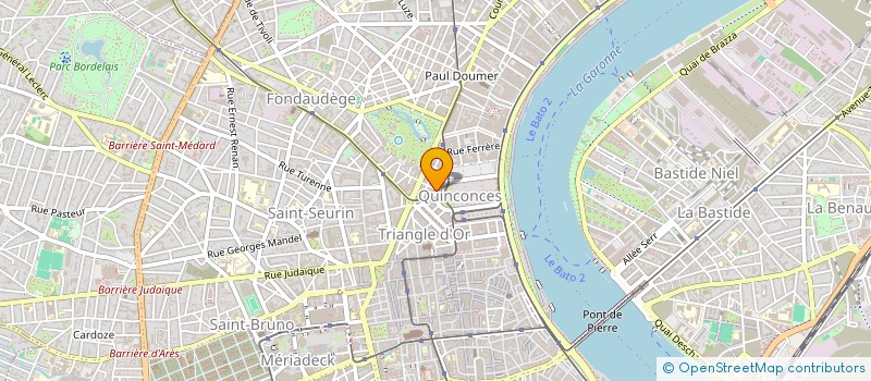 localisation de l'entreprise MADAME CAROLINE JEANSON  BORDEAUX