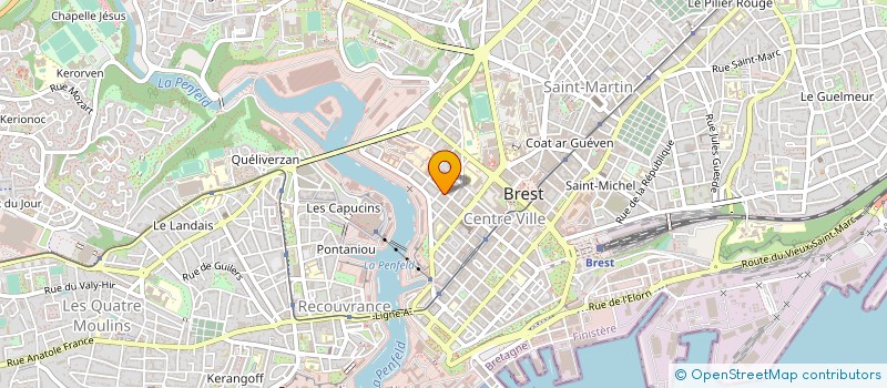 localisation de l'entreprise MADAME CAROLINE JEGAT à BREST