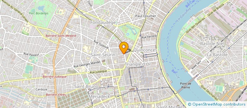 localisation de l'entreprise MADAME CAROLINE JEOFFRE à BORDEAUX