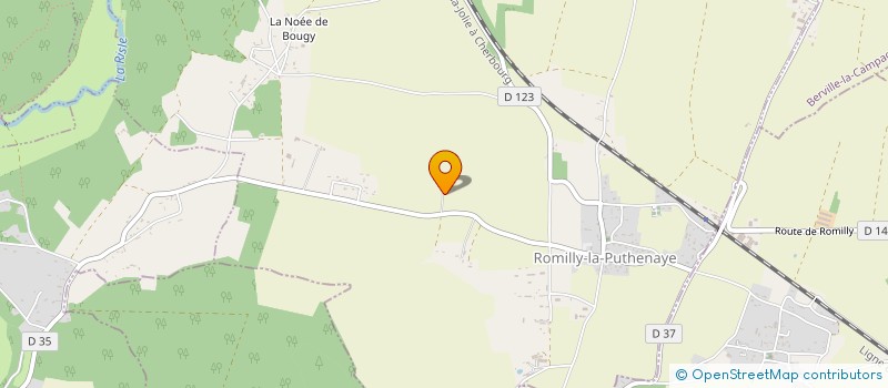 localisation de l'entreprise MADAME CAROLINE JOCELYNE COLOMBEL  ROMILLY LA PUTHENAYE