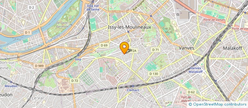 localisation de l'entreprise MADAME CAROLINE JOLIVOT à ISSY-LES-MOULINEAUX