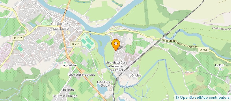 localisation de l'entreprise MADAME CAROLINE JOLIVOT à CHALONNES-SUR-LOIRE