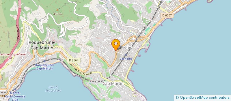 localisation de l'entreprise MADAME CAROLINE JOPPIEN à ROQUEBRUNE CAP MARTIN