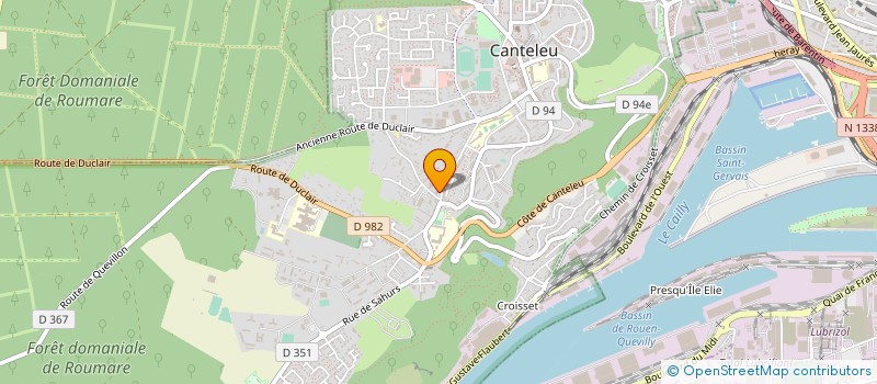 localisation de l'entreprise MADAME CAROLINE JOUIT  CANTELEU