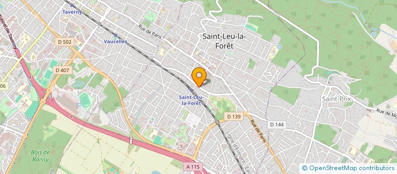 localisation de l'entreprise MADAME CAROLINE JOUSSELIN  SAINT-LEU-LA-FORET