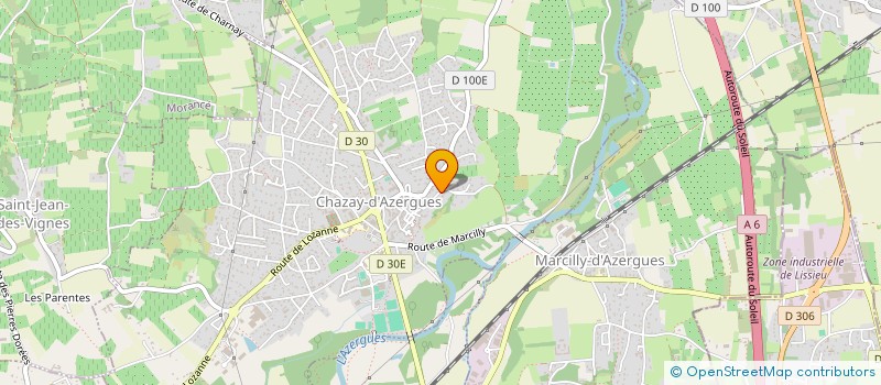 localisation de l'entreprise MADAME CAROLINE JULES  CHAZAY-D'AZERGUES