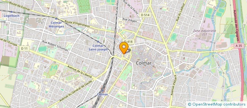 localisation de l'entreprise MADAME CAROLINE KALT  COLMAR