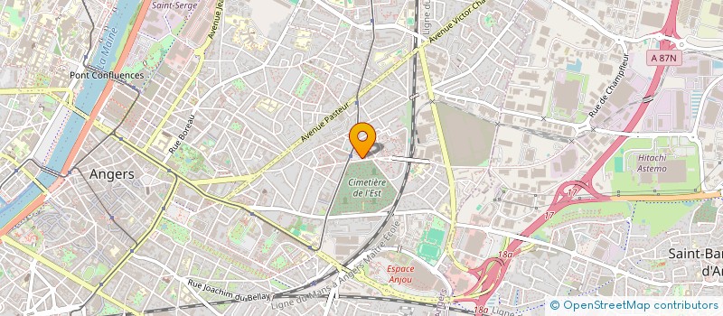 localisation de l'entreprise MADAME CAROLINE KASSIS à ANGERS