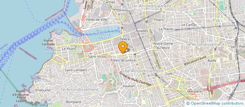 localisation de l'entreprise MADAME CAROLINE KAZANCHI  MARSEILLE