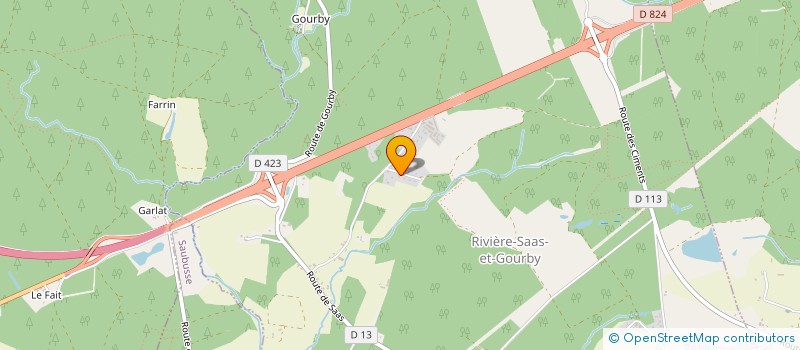 localisation de l'entreprise MADAME CAROLINE KENNEL  SAINT-PAUL-LES-DAX