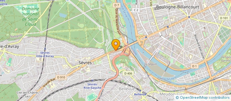 localisation de l'entreprise MADAME CAROLINE KEPPI à SEVRES