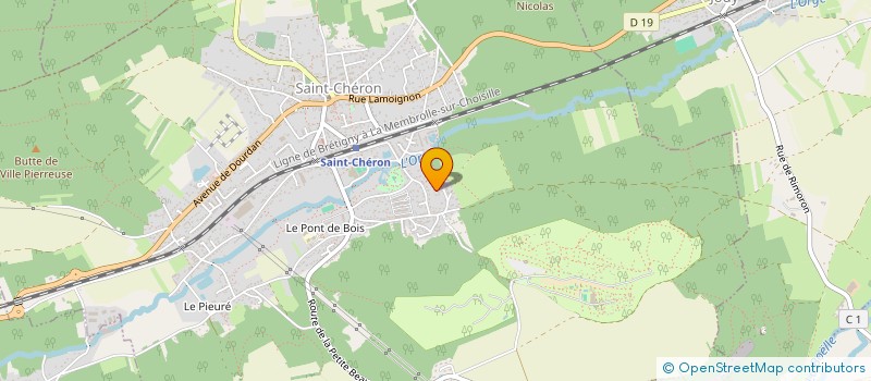 localisation de l'entreprise MADAME CAROLINE KIENER à SAINT-CHERON