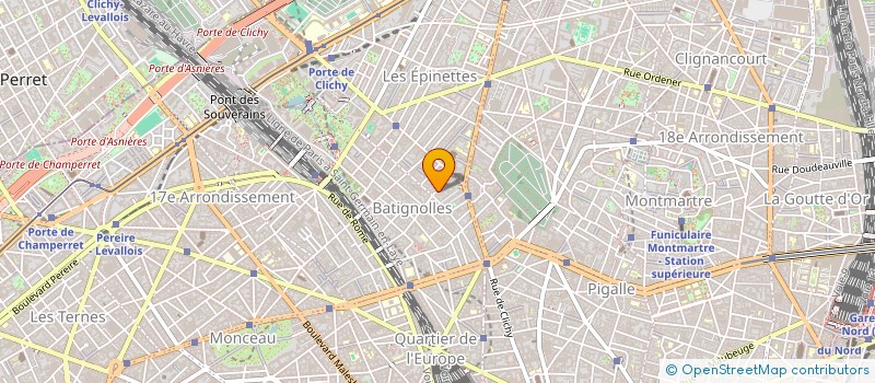 localisation de l'entreprise MADAME CAROLINE KINNEBERG  PARIS