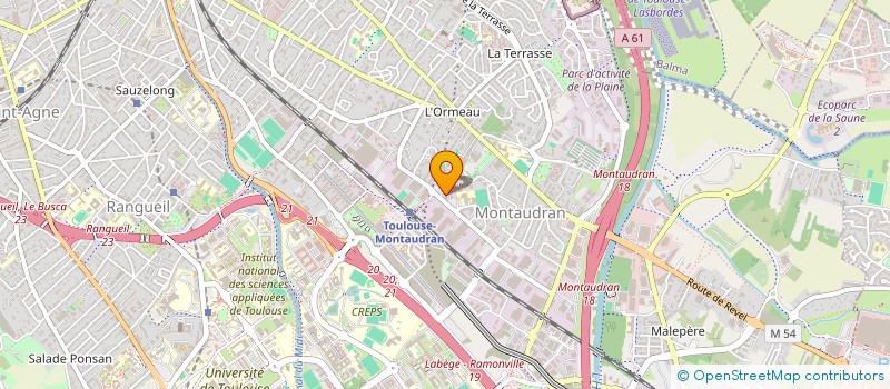 localisation de l'entreprise MADAME CAROLINE KLEIN à TOULOUSE