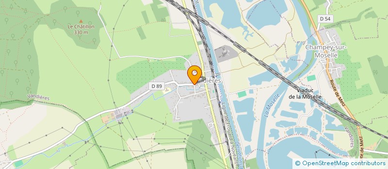 localisation de l'entreprise MADAME CAROLINE KOCH  VANDIERES