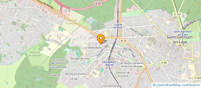 localisation de l'entreprise MADAME CAROLINE KORSAK  SAINT-GERMAIN-EN-LAYE