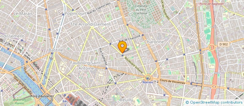 localisation de l'entreprise MADAME CAROLINE KRYS  PARIS