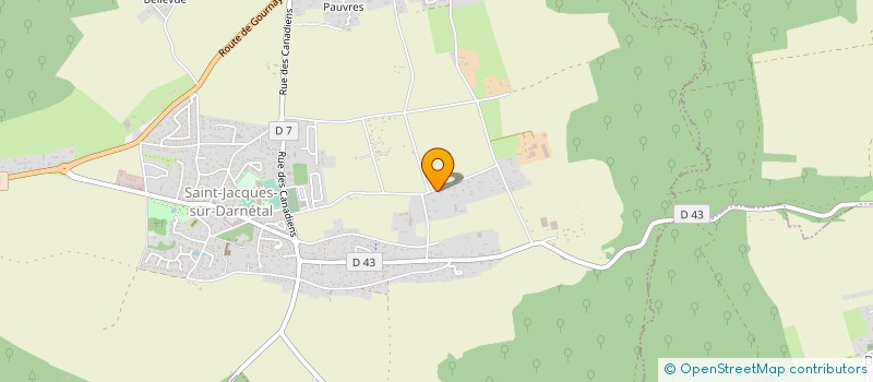 localisation de l'entreprise MADAME CAROLINE KUGEL  SAINT-JACQUES-SUR-DARNETAL