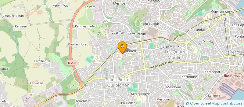 localisation de l'entreprise MADAME CAROLINE L'HERMITTE à BREST