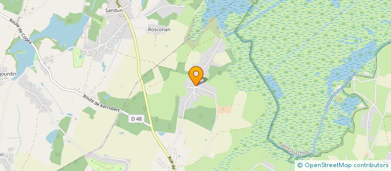 localisation de l'entreprise MADAME CAROLINE LABBE  SAINT-ANDRE-DES-EAUX