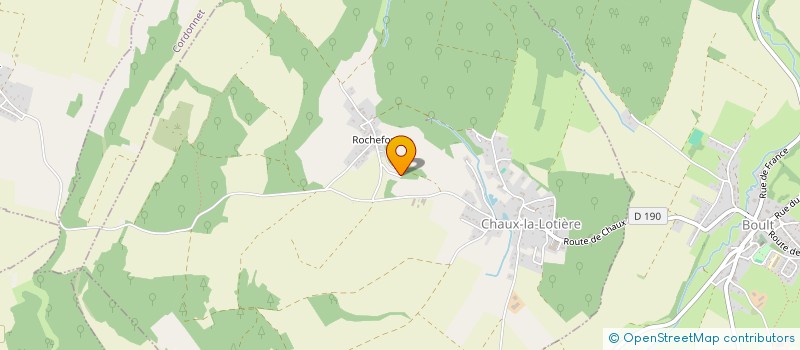 localisation de l'entreprise MADAME CAROLINE LABBEZ  CHAUX-LA-LOTIERE