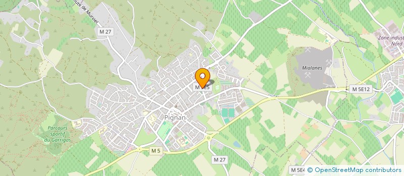 localisation de l'entreprise MADAME CAROLINE LACAILLE à PIGNAN
