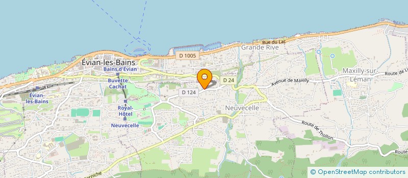 localisation de l'entreprise MADAME CAROLINE LACAILLE-DESSE  NEUVECELLE