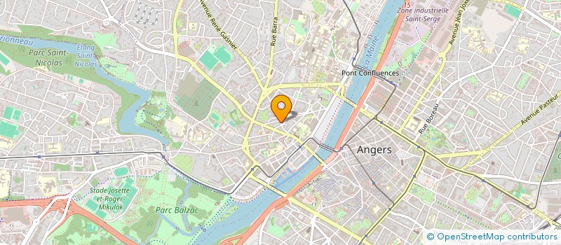 localisation de l'entreprise MADAME CAROLINE LACAZE  ANGERS
