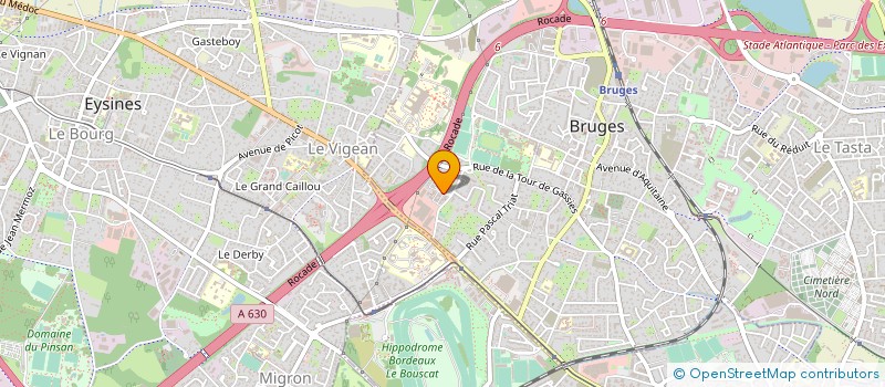 localisation de l'entreprise MADAME CAROLINE LACHAIZE à BRUGES