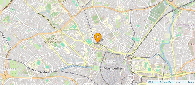 localisation de l'entreprise MADAME CAROLINE LACHERAY à MONTPELLIER