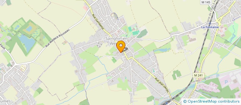 localisation de l'entreprise MADAME CAROLINE LACROIX  SAINGHIN-EN-WEPPES